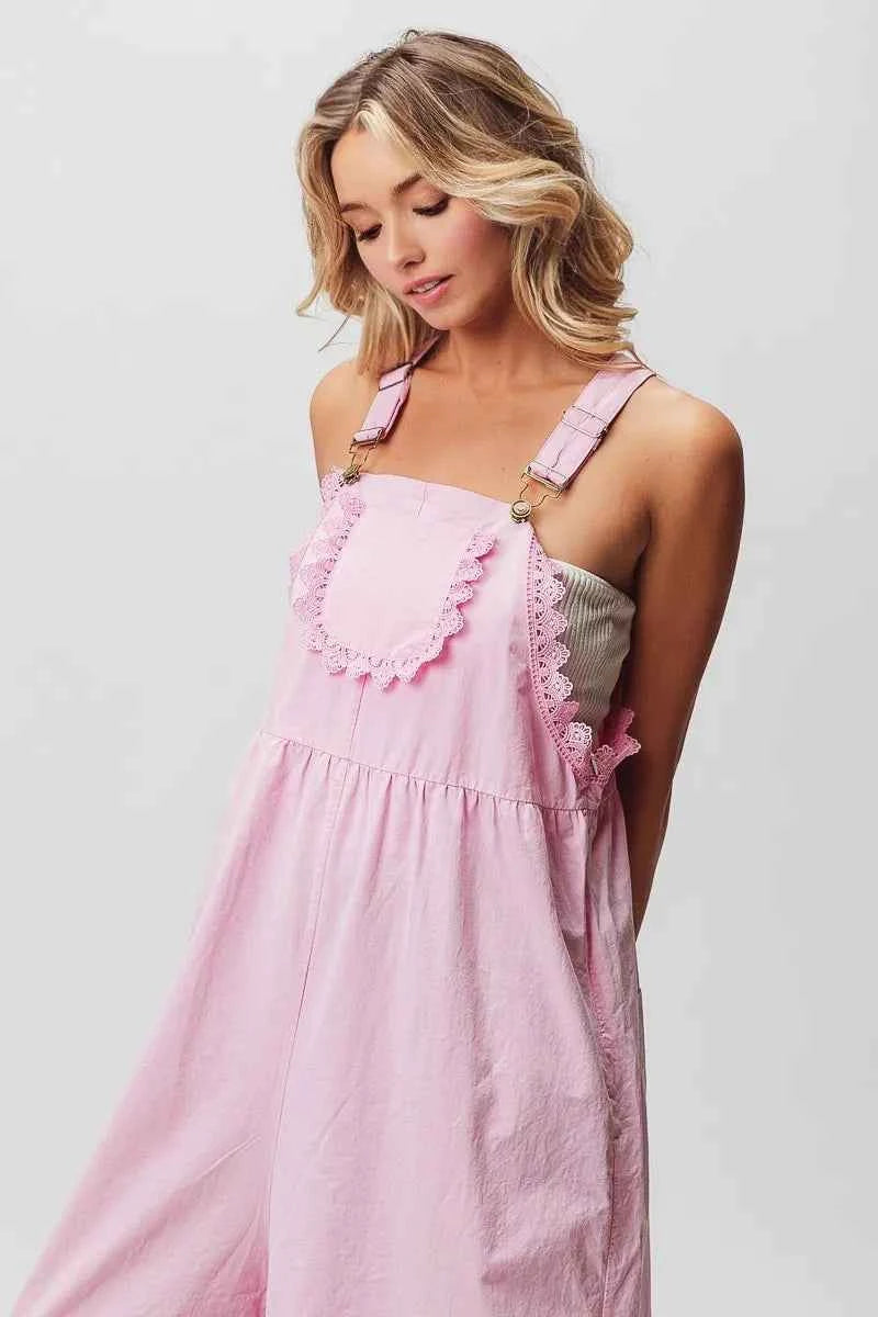 BiBi Lace Edge Detail Wide Leg Overall d87d6940c5d54aab991b8619617fbba4-Max-Origin