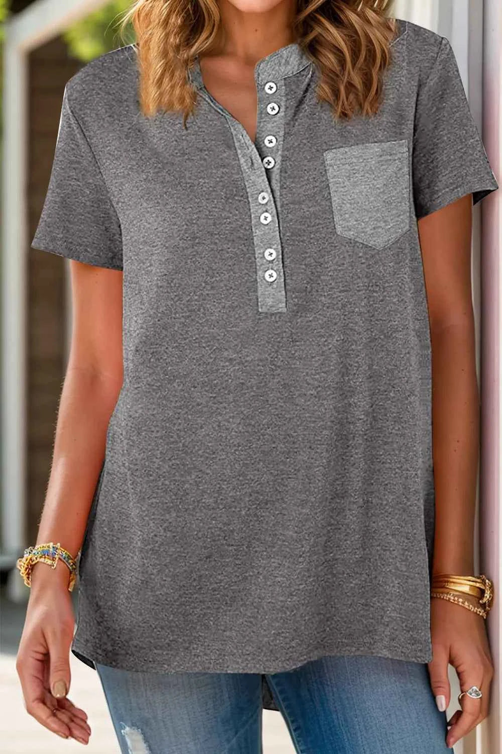 Full Size Half Button Short Sleeve T-Shirt d92bb7f3-5c30-4bbf-ad6b-ea6ded1f026b-Max