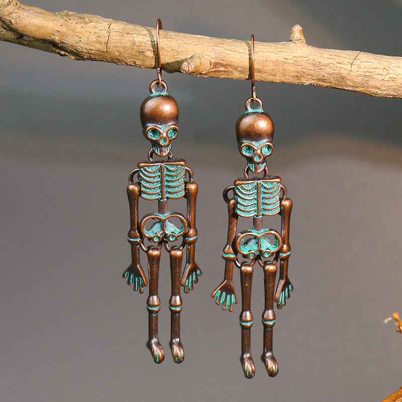 Skeleton Alloy Earrings d93ee6e1dc0c467dbae441aeafe6e6c9-Max