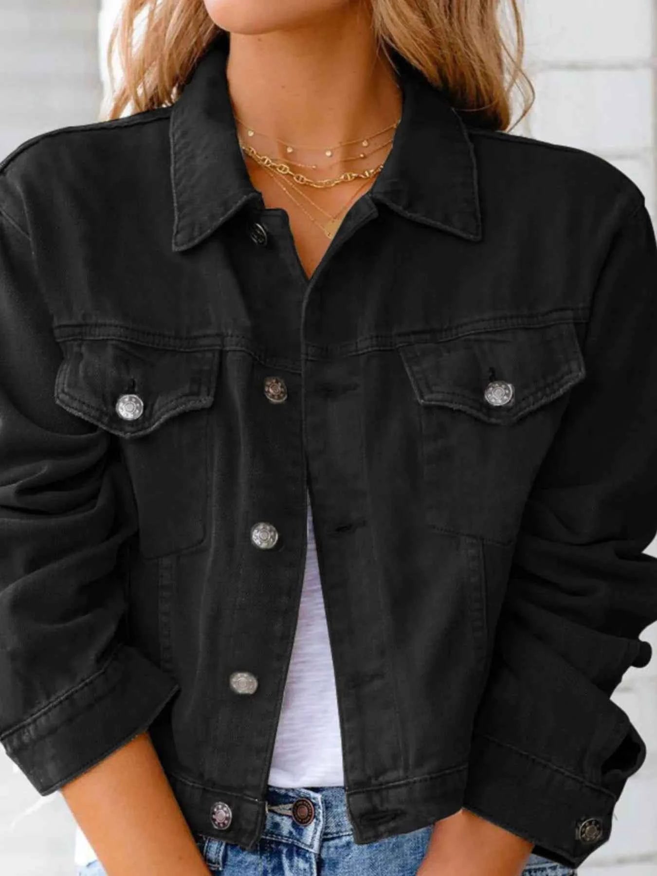 Button Up Long Sleeve Denim Jacket d9f839e9-4870-4ce0-810d-674d457e6046-Max-Origin