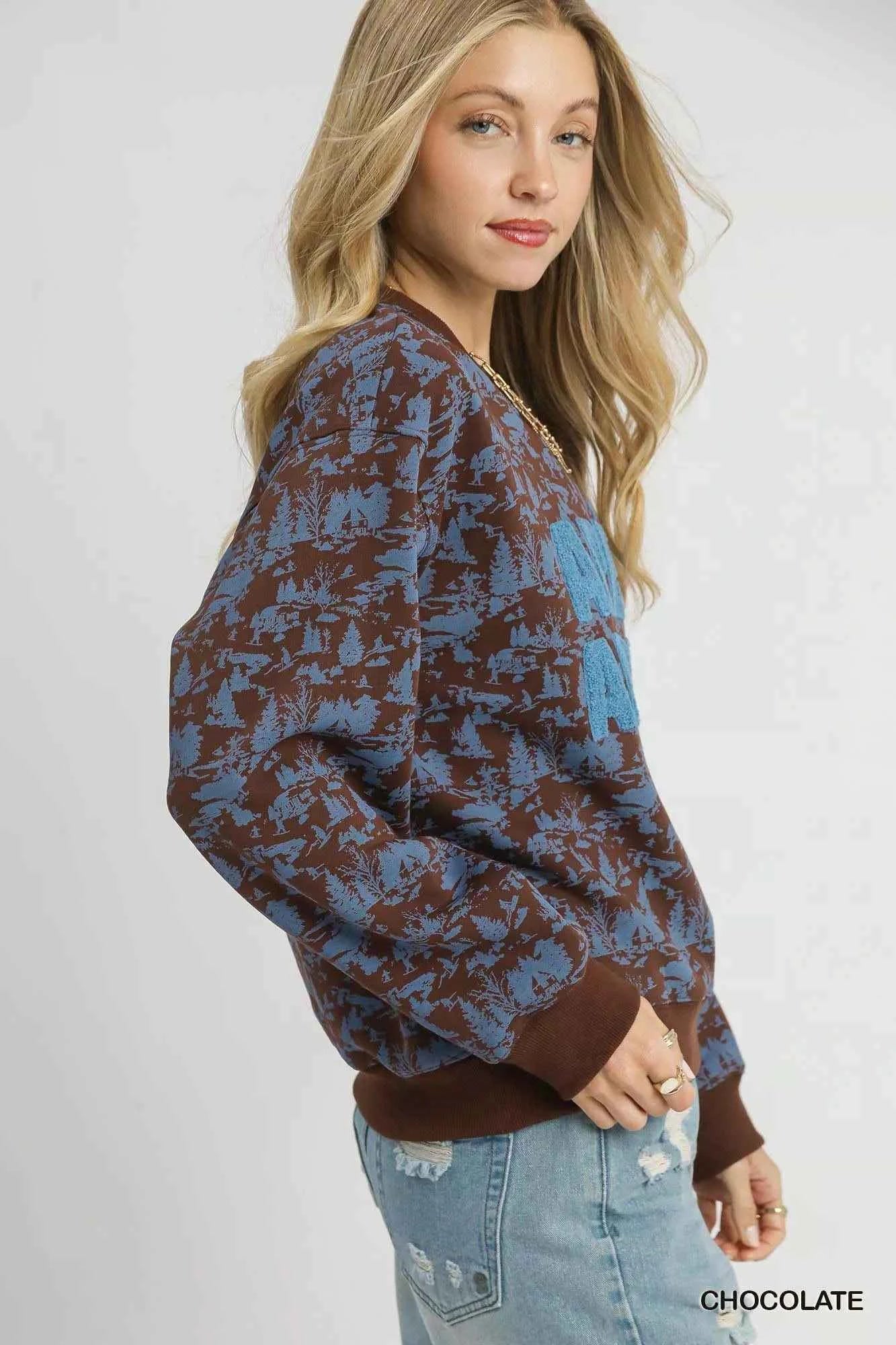 Umgee Scenic Print Cropped Sweatshirt daa9735c-03f3-42d6-9259-94ba67c86d00-Max-Origin