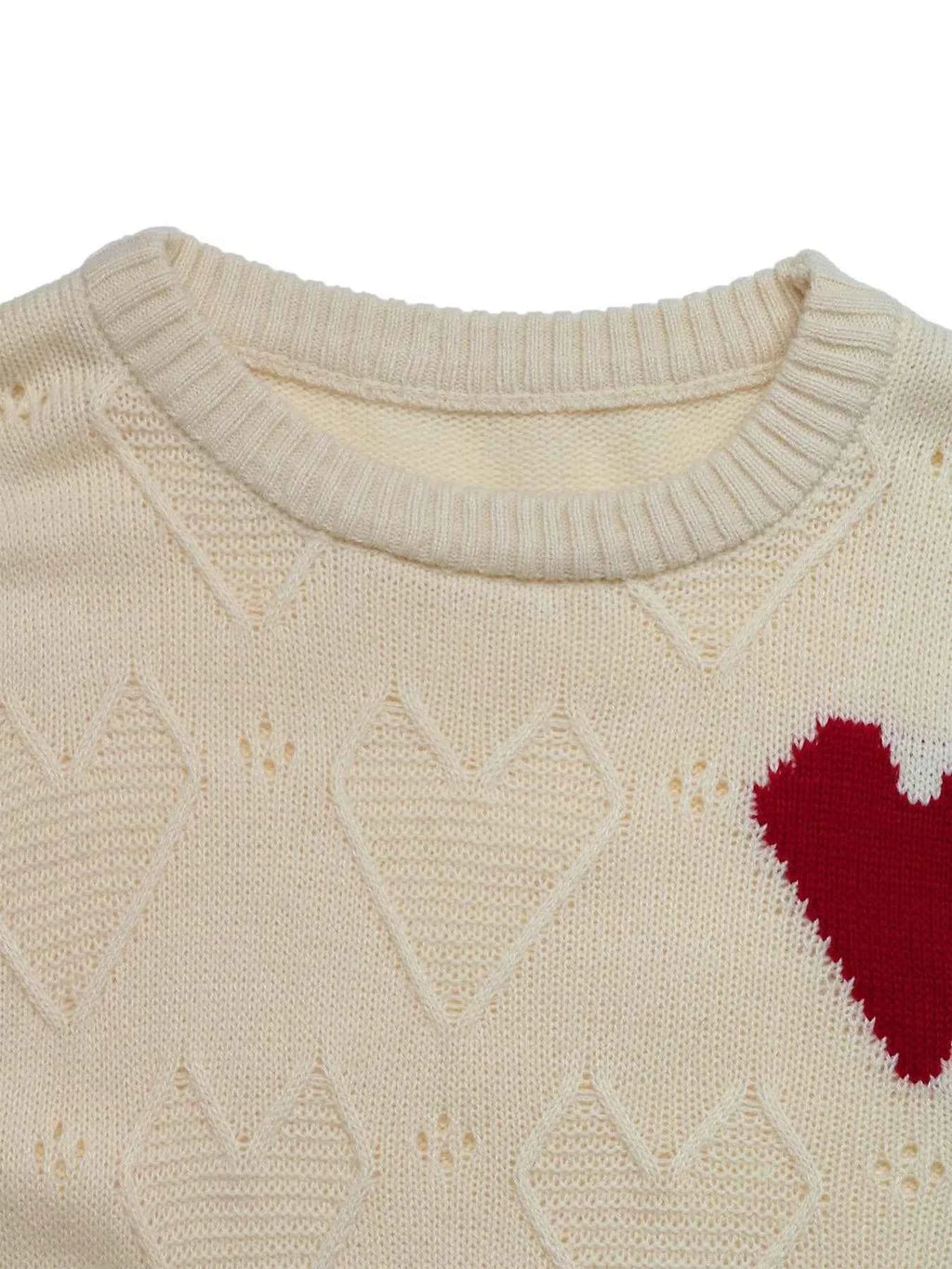 Openwork Heart Round Neck Sweater dc66d448d8764e45a0c7b1658cd02d23-Max-Origin