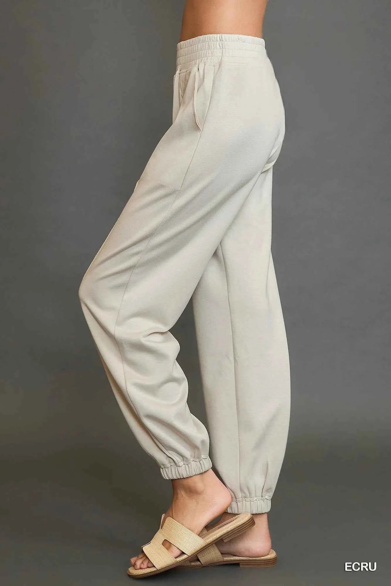 Umgee Drawstring Jogger Pants with Front Seam Detail dc9b1d47-168f-48eb-afa9-4d11b947184e-Max-Origin