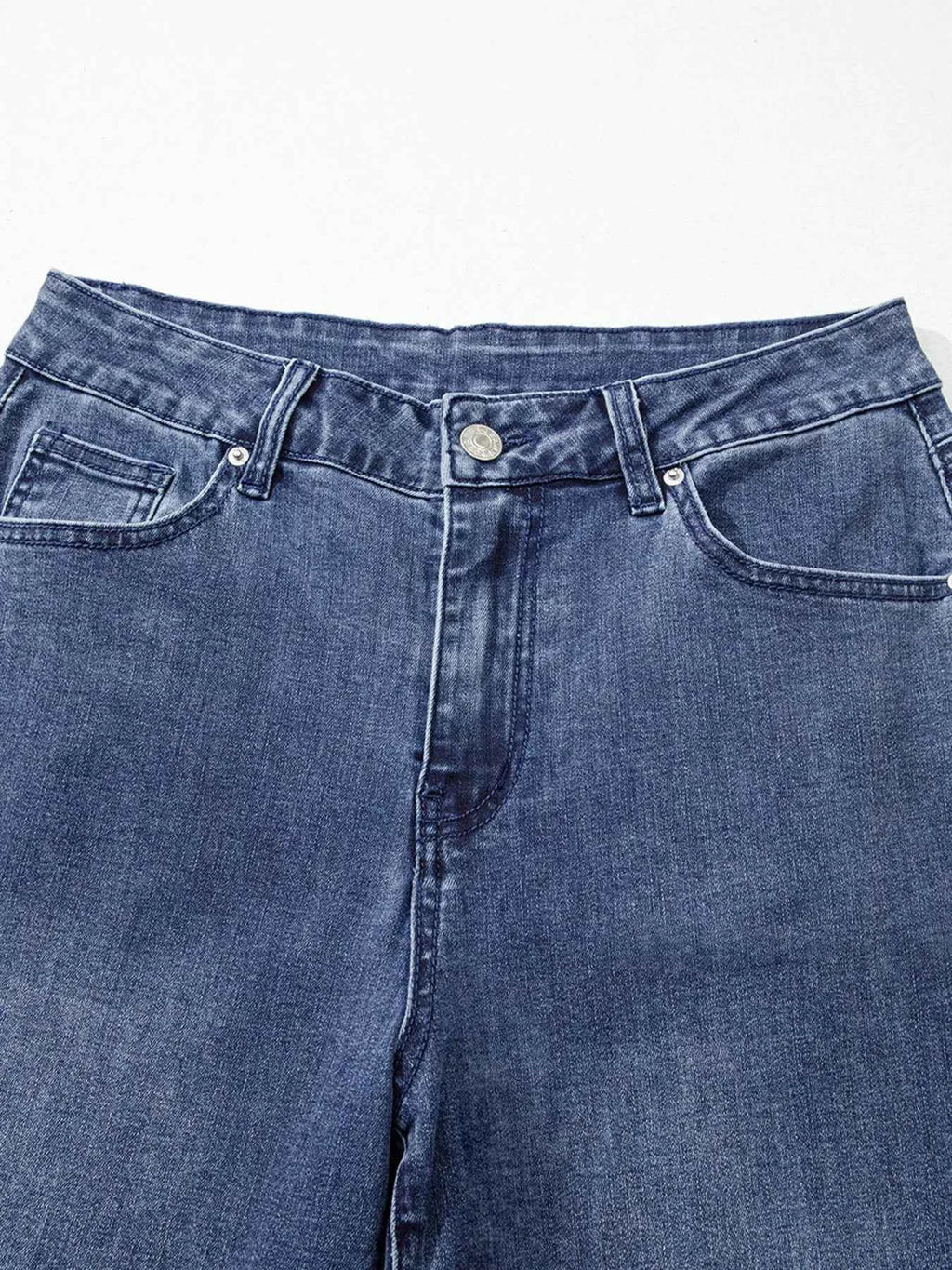 High Waist Button Zip Flare Leg Jeans dced151b88d04982ae5ef3e775cfc2c7-Max-Origin