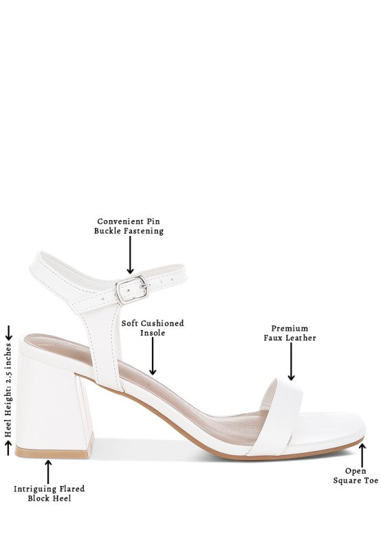 Kazara Faux Leather Block Heels dd6c0e45-bb05-4e26-82db-7f7ad9611893