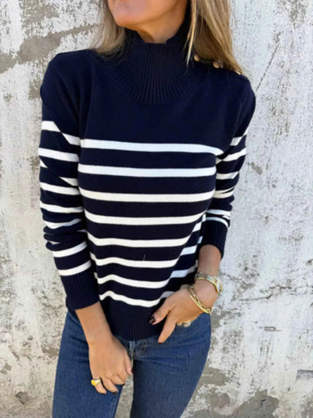 Full Size Striped Turtleneck Long Sleeve Sweater Plus Size ddbcda9fc8cc42989eb0831b968244cf-Max-Origin
