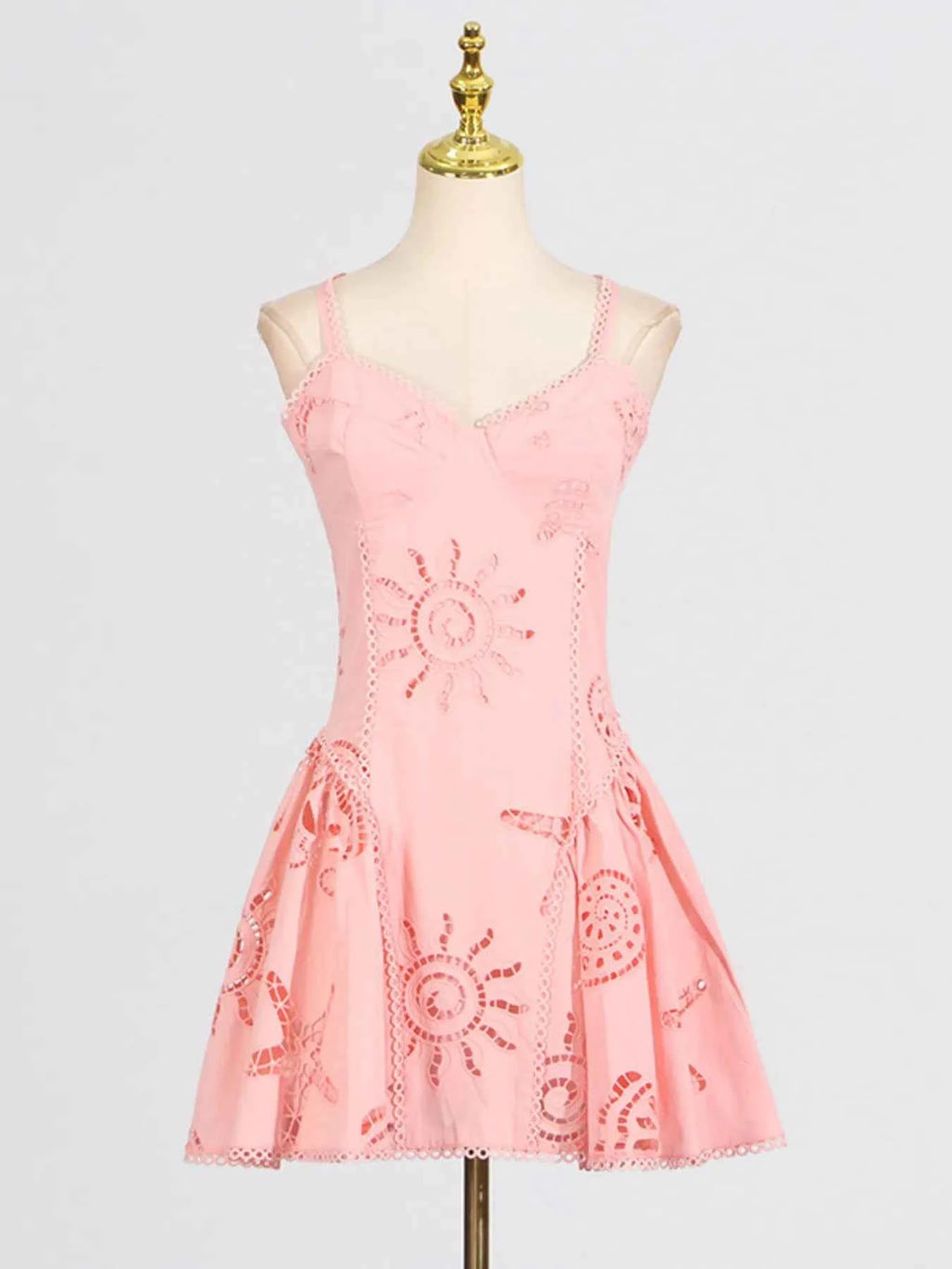 Hollow Out Adjustable Strap Mini Dress ddf360b735fb4f3e923a3370b4ba6250-Max-Origin