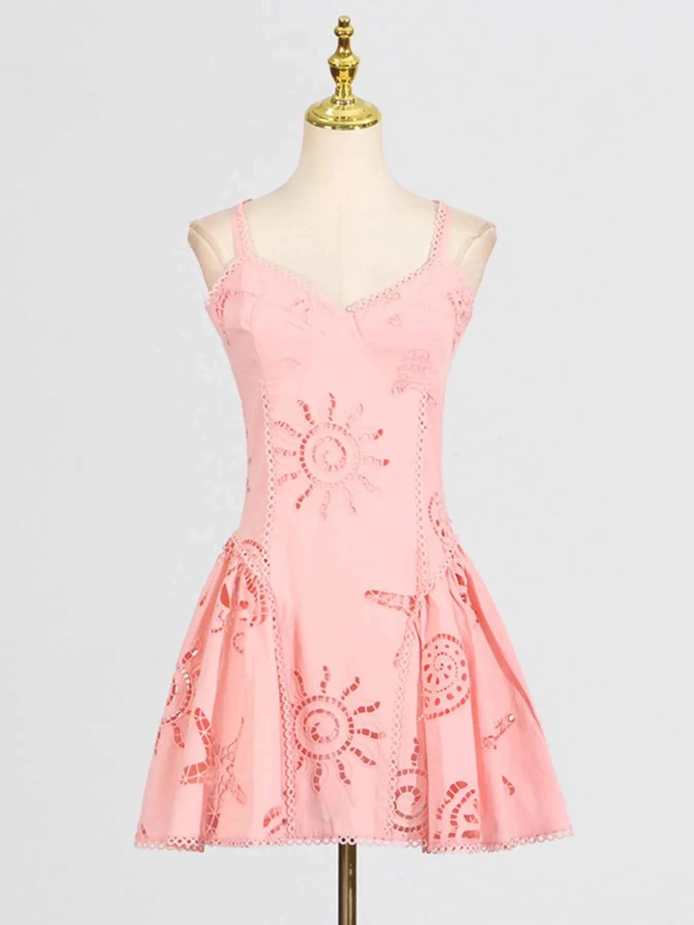Hollow Out Adjustable Strap Mini Dress ddf360b735fb4f3e923a3370b4ba6250-Max-Origin