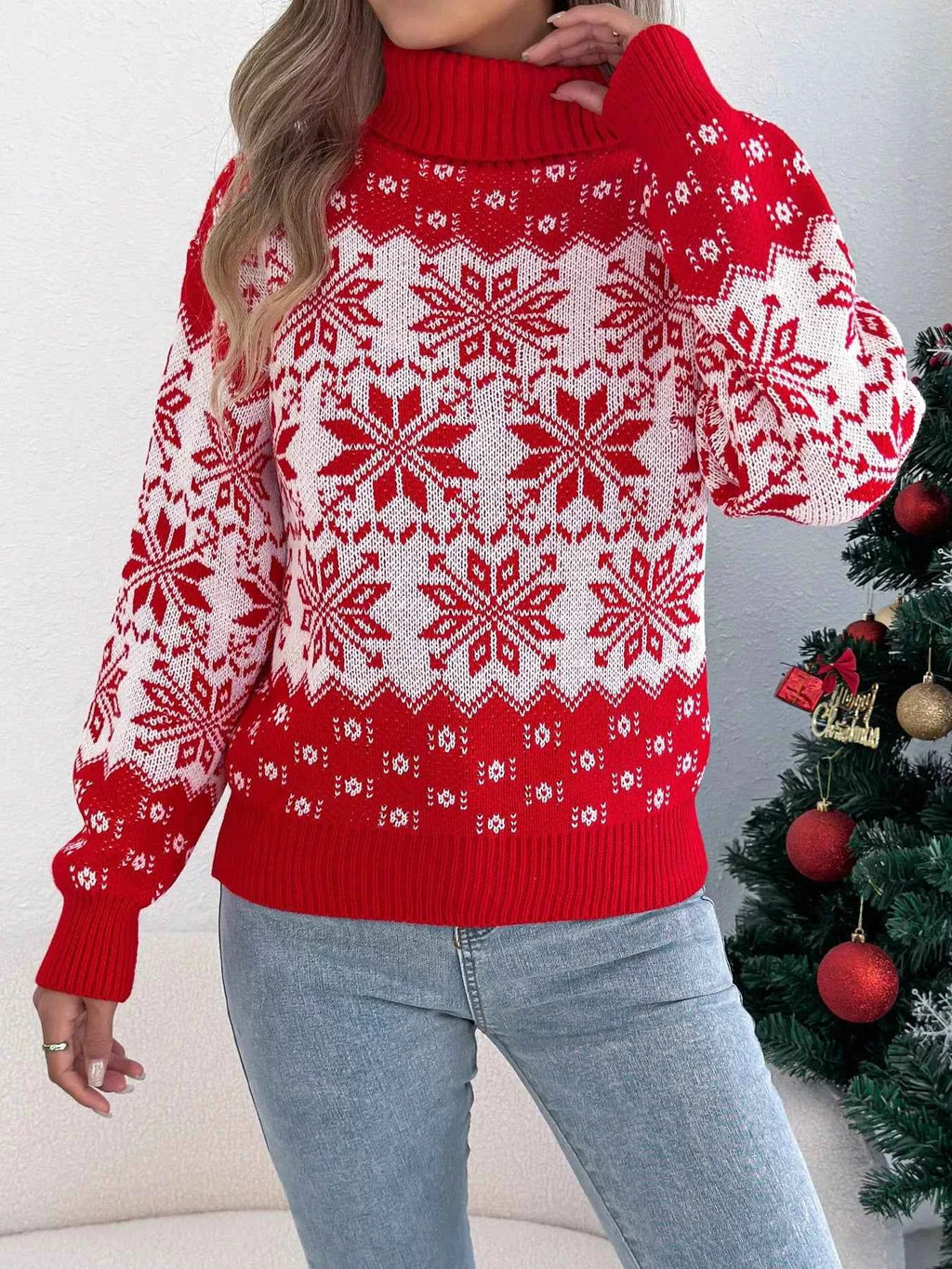 Christmas Snowflake Turtleneck Long Sleeve Sweater ddf7e91e-a9de-42ac-801b-d3a3f5ff7718-Max-Origin
