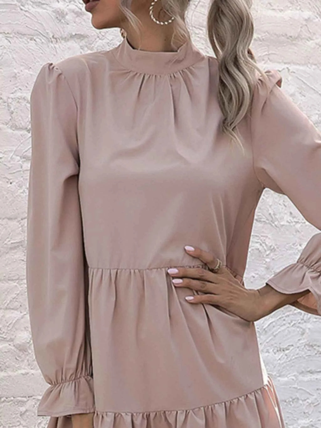 High-Low Flounce Sleeve Dress df549aff-7563-448f-aa2c-41e9c2ebb743-Max-Origin