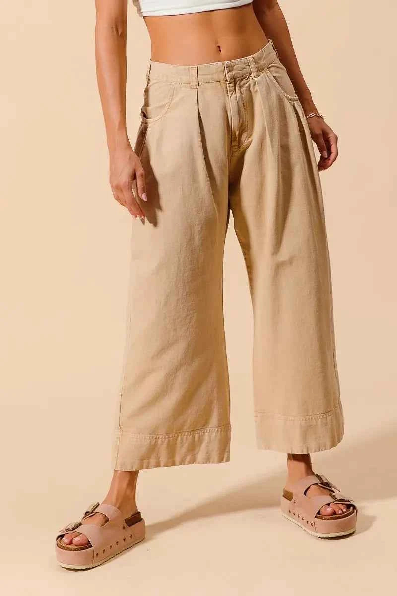 SO ME Mid Rise Wide Leg Chino Pants With Pockets dfb59329ef504f1d90fb6d9e28776c18-Max-Origin