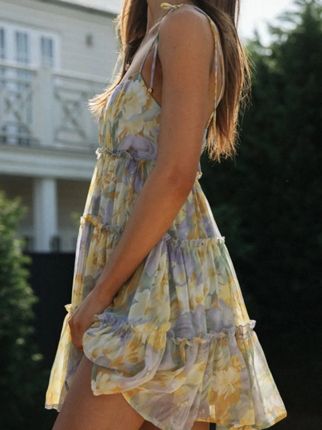 Frill Printed Square Neck Mini Cami Dress dfd2fee1-842d-414c-9c5f-fa8d045f2260-Max-Origin