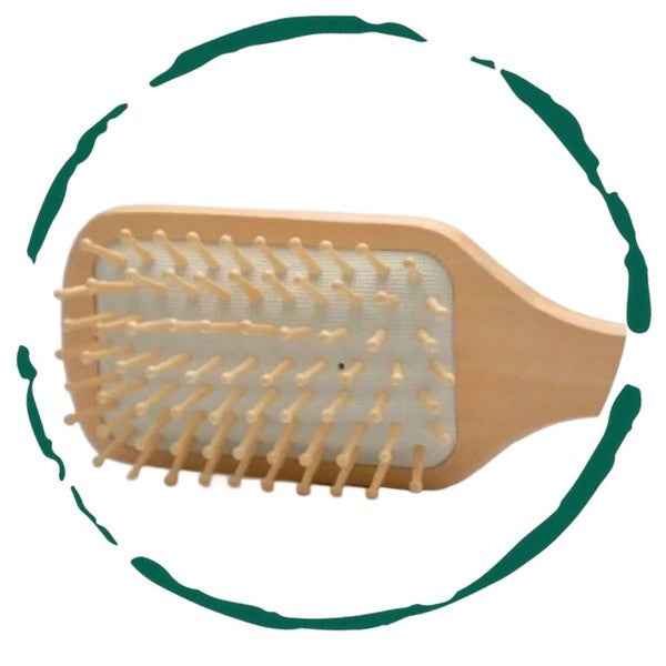 Wooden Detangling Hair Brush As Shown One Size e19bb991-8149-4493-9d37-c90949509cb1
