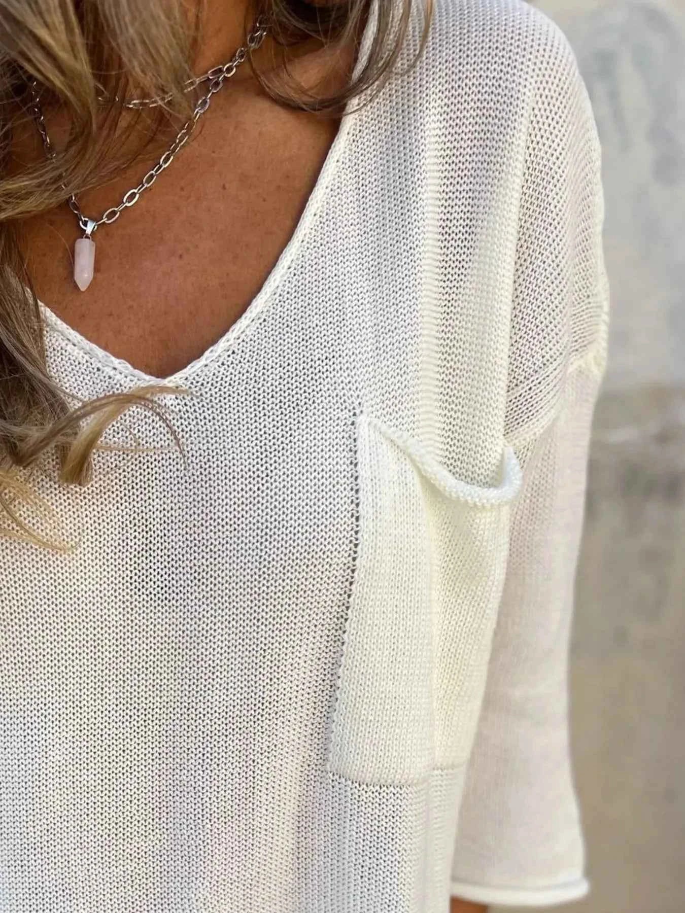 Full Size Casual V-Neck Knit Sweater Plus Size e1dcc54c-c935-454b-84e6-dc11b98ecacd-Max-Origin