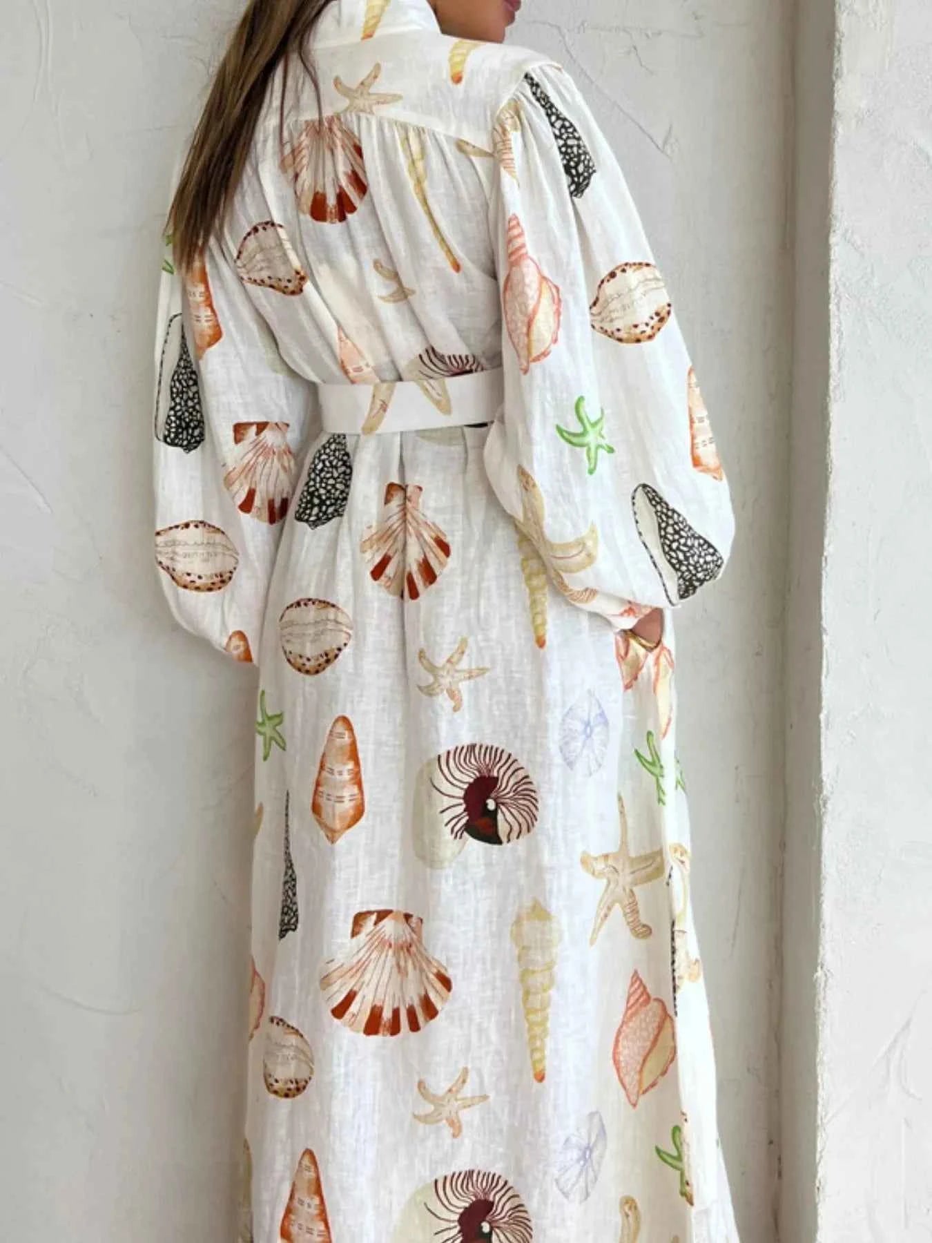 Printed Balloon Sleeve Maxi Shirt Dress e2d0b678-dd72-4d08-b0ad-22129dfc6b4d-Max-Origin
