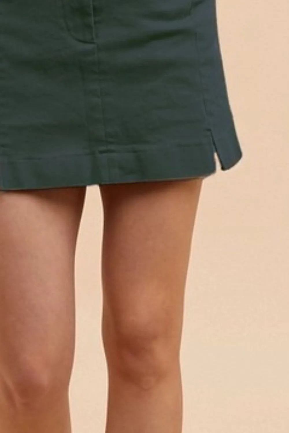 Annie Wear Comfort Stretch Cotton Slit Detailed Mini Skirt e2fe0f5d-51f7-48f7-a810-300975e0c00e-Max-Origin
