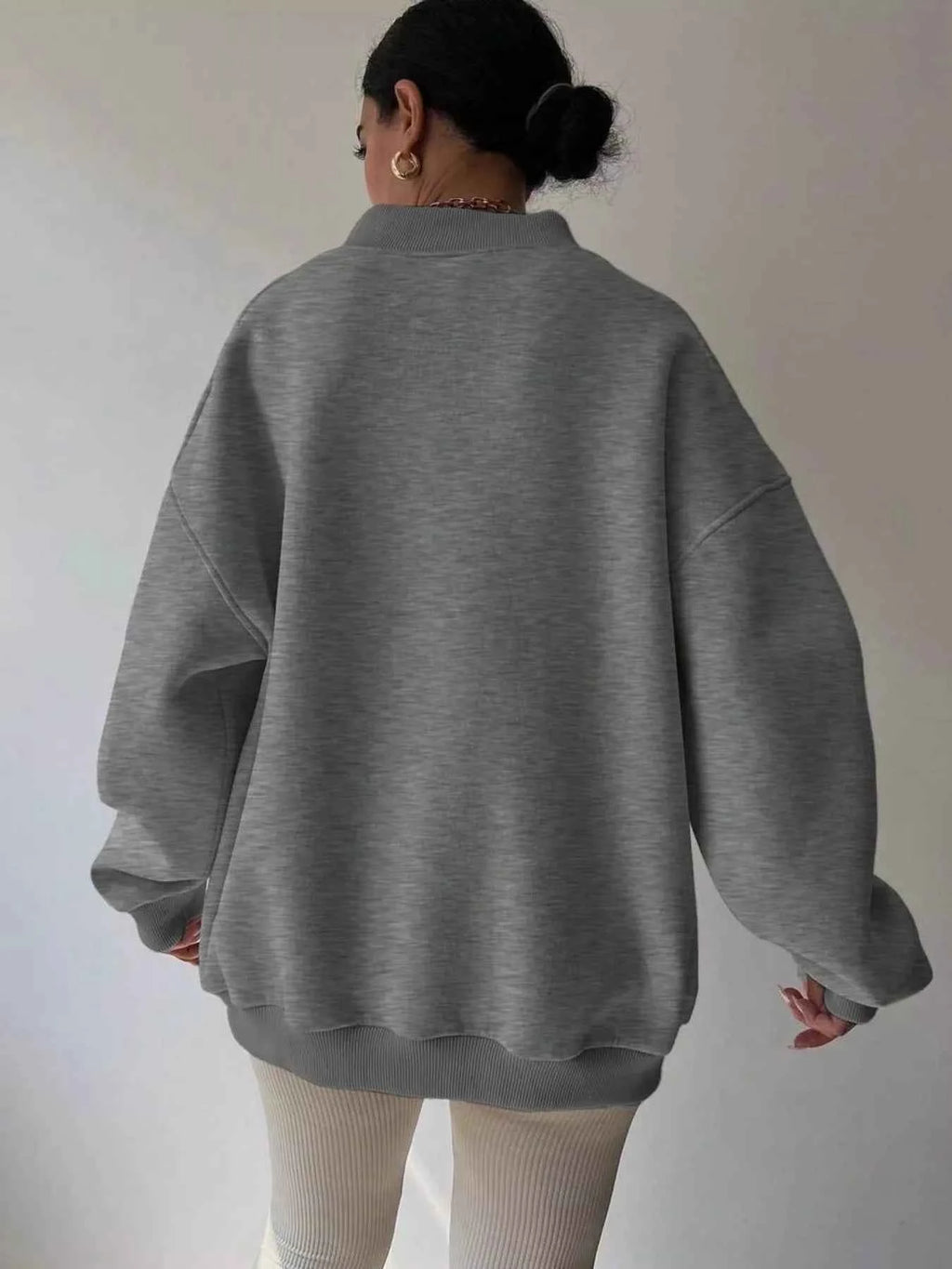 Dropped Shoulder Long Sleeve Oversized Sweatshirt e35a6c6c91f24876a059777205b36bb5-Max-Origin
