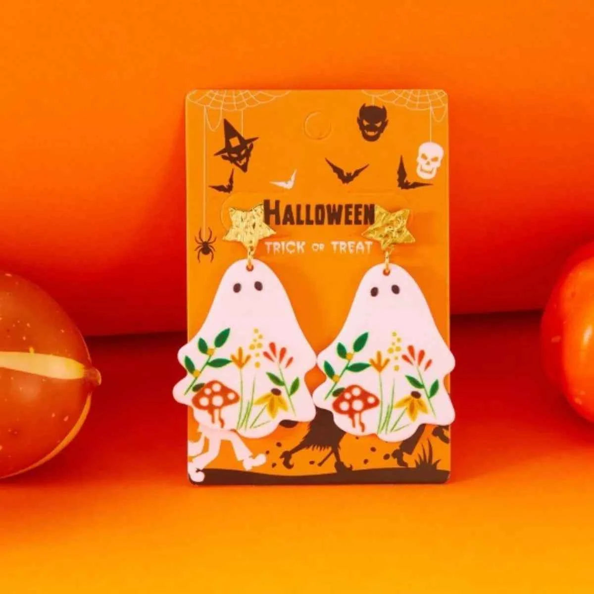 Whimsical Ghost Earrings with Floral Design e402fb38-2d76-419f-a6d8-7ec3fe791f54-Max-Origin