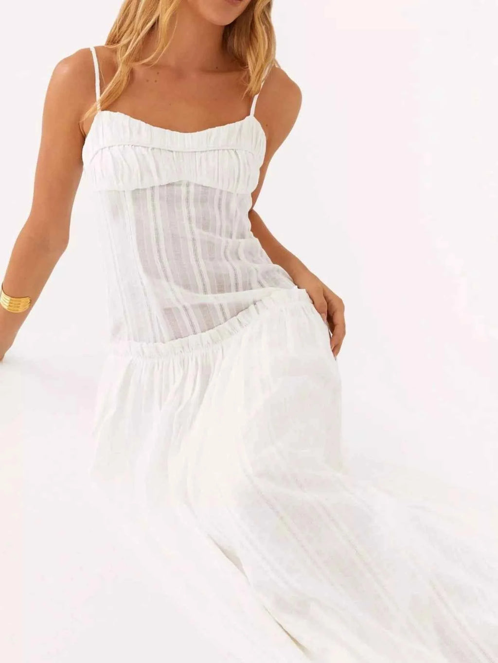 Frill Spaghetti Strap Maxi Dress e51b5cca-8379-4624-8970-165ad0d65f9c-Max-Origin