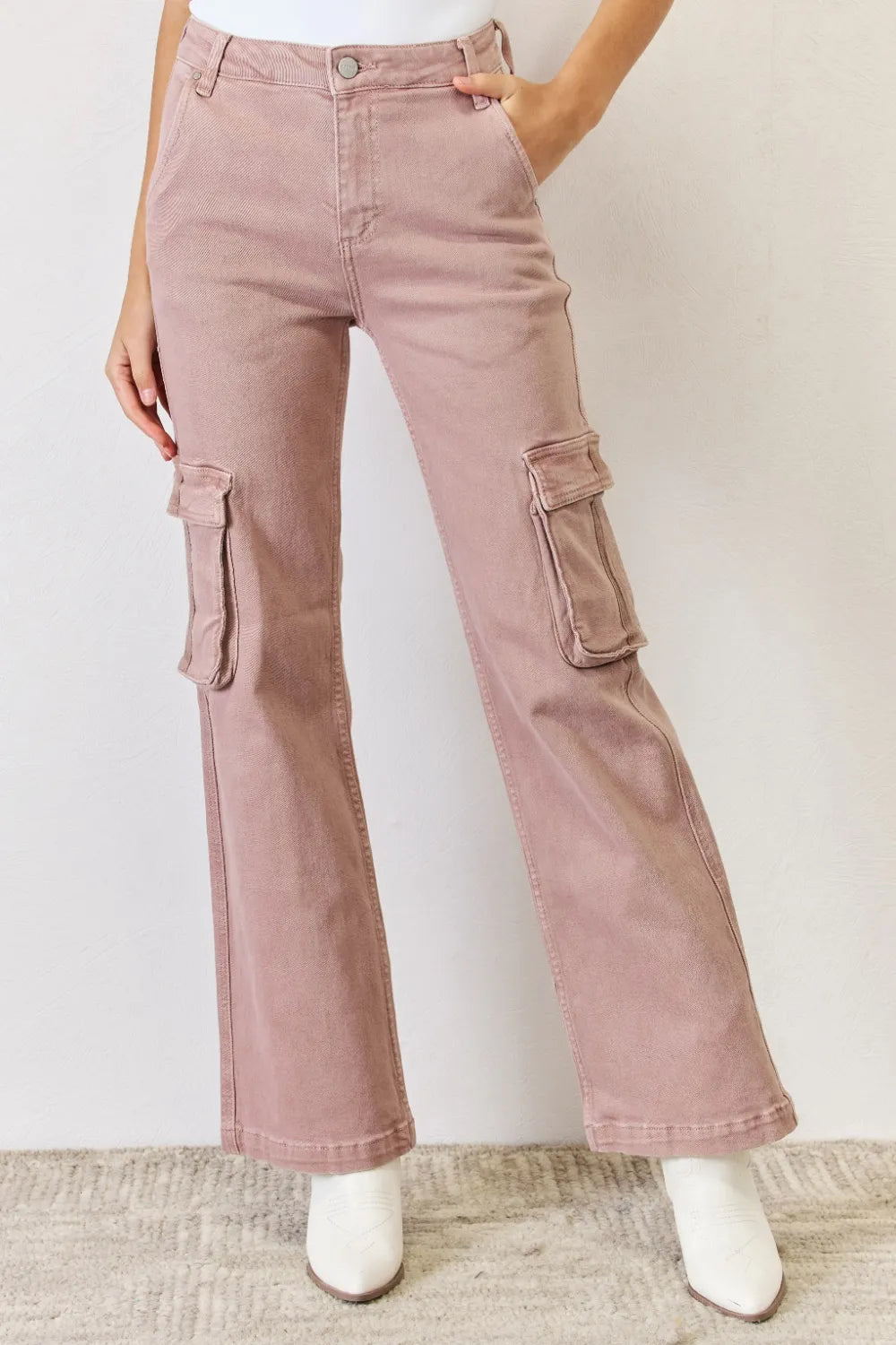 RISEN Full Size High Rise Cargo Wide Leg Jeans Mauve e56ec0d5-e87b-4749-930f-160ad8a1efe5-Max