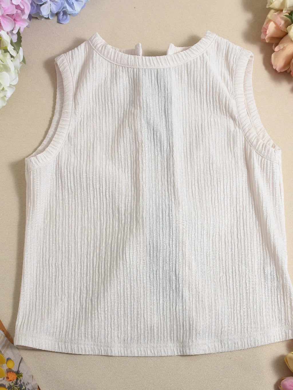 Bow Back Ribbed Tank Top e5746a7e7e874bfaa7924da3b8cf2773-Max-Origin