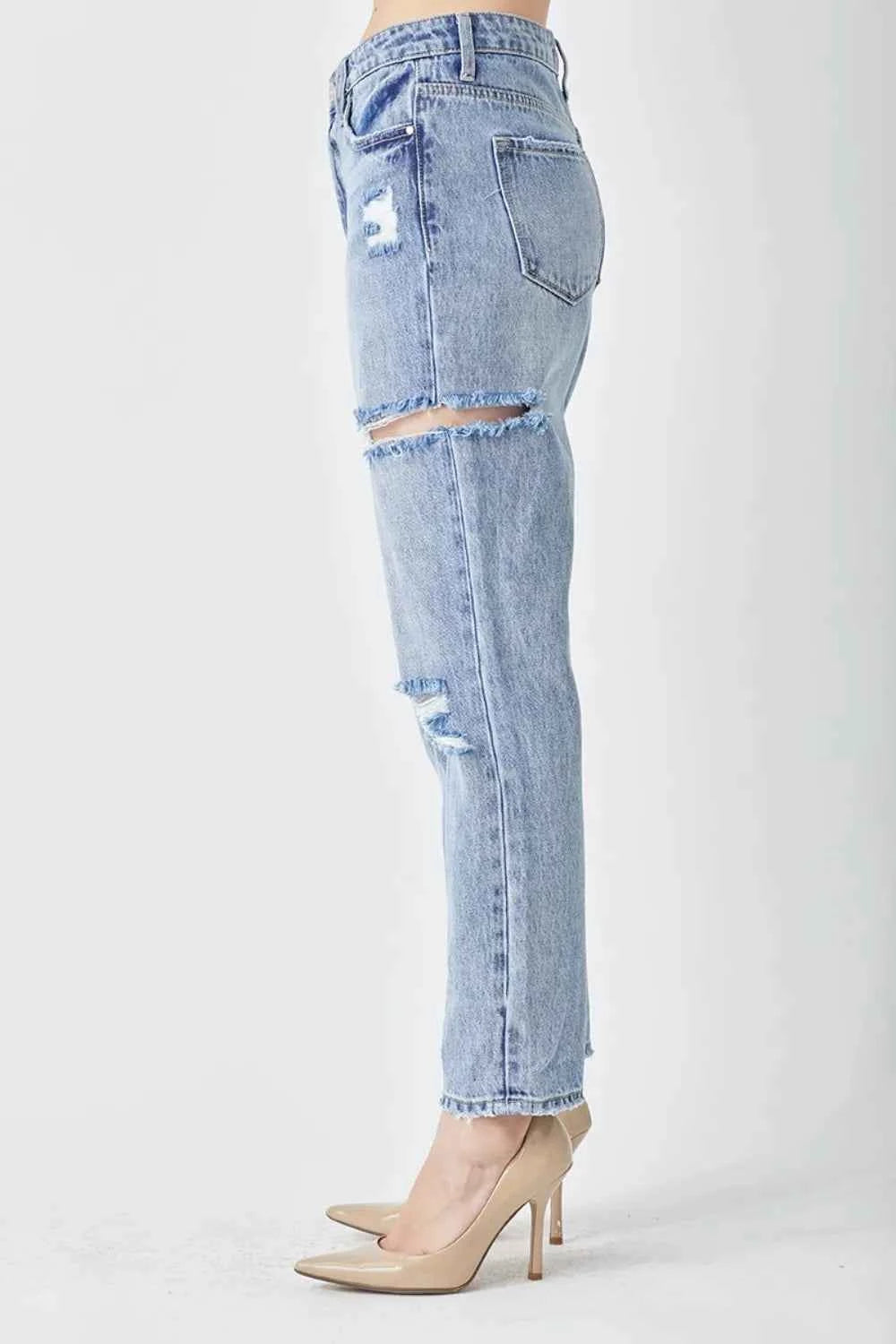 RISEN Distressed Slim Cropped Jeans e66b57d2-0192-4758-879f-2cbd0ee70c75-Max