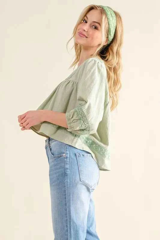 And The Why Lace Detailed V Neck Blouse Top e7b04fa35d654eacb19ab09efb7ac735-Max-Origin
