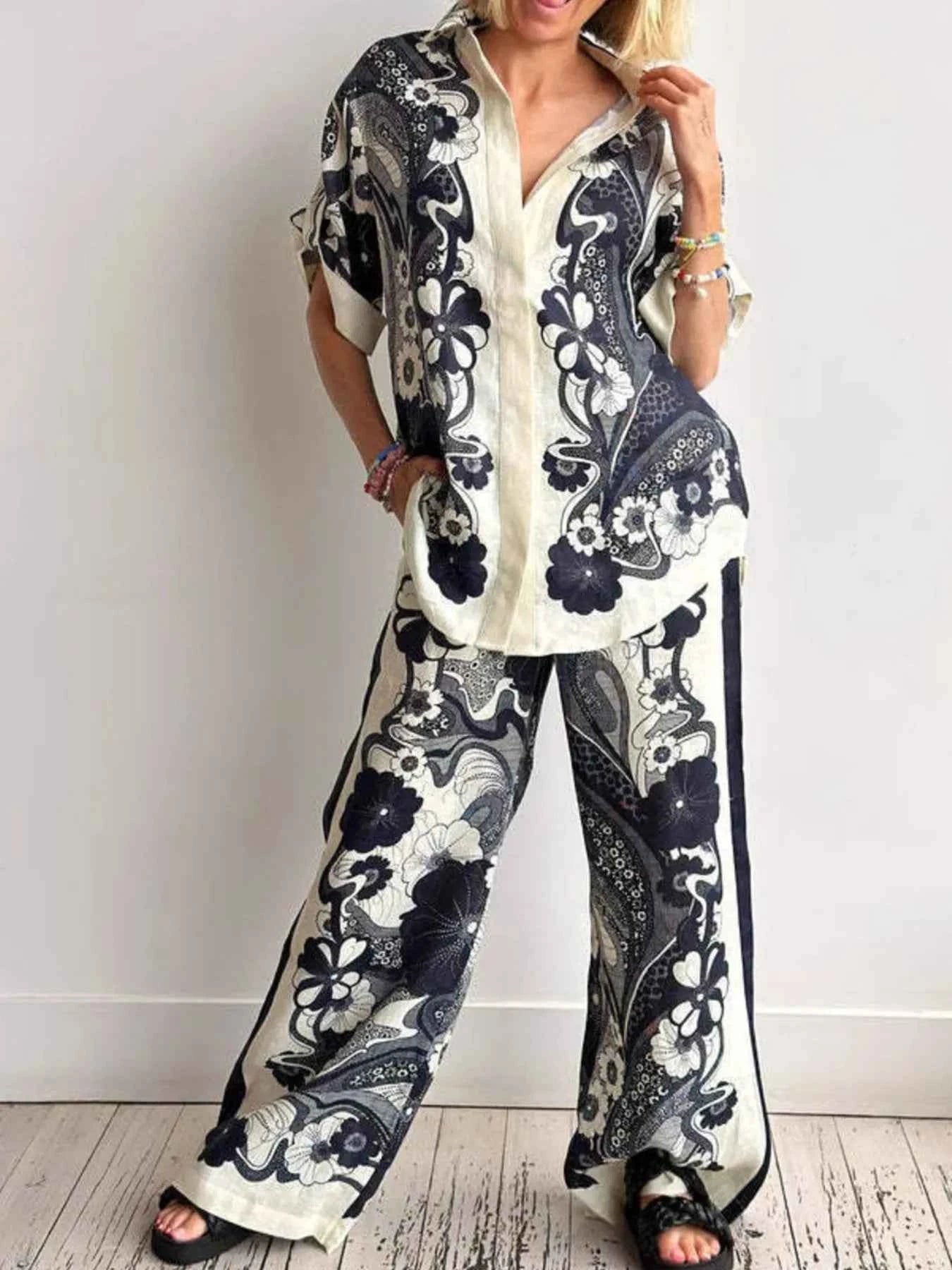 Printed Button Up Shirt and Pants Set e810e9d2-4122-4d11-bdff-52a913fd07e5-Max-Origin