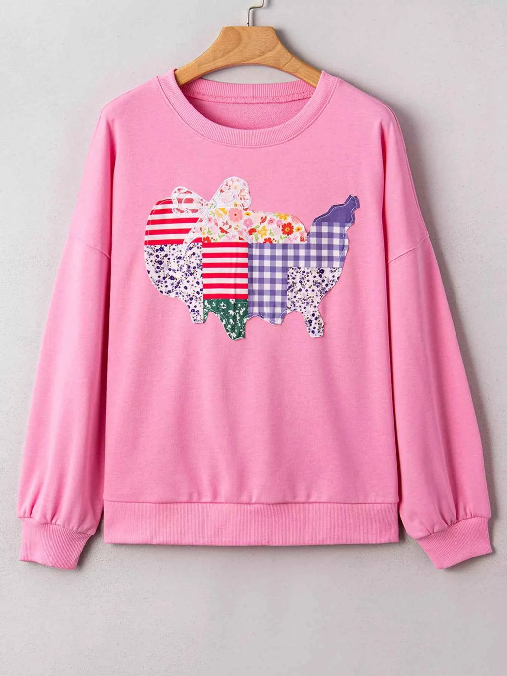 USA Map Patched Long Sleeve Sweatshirt e8157b7b59fb4c4cb57be5a61efb4d06-Max-Origin