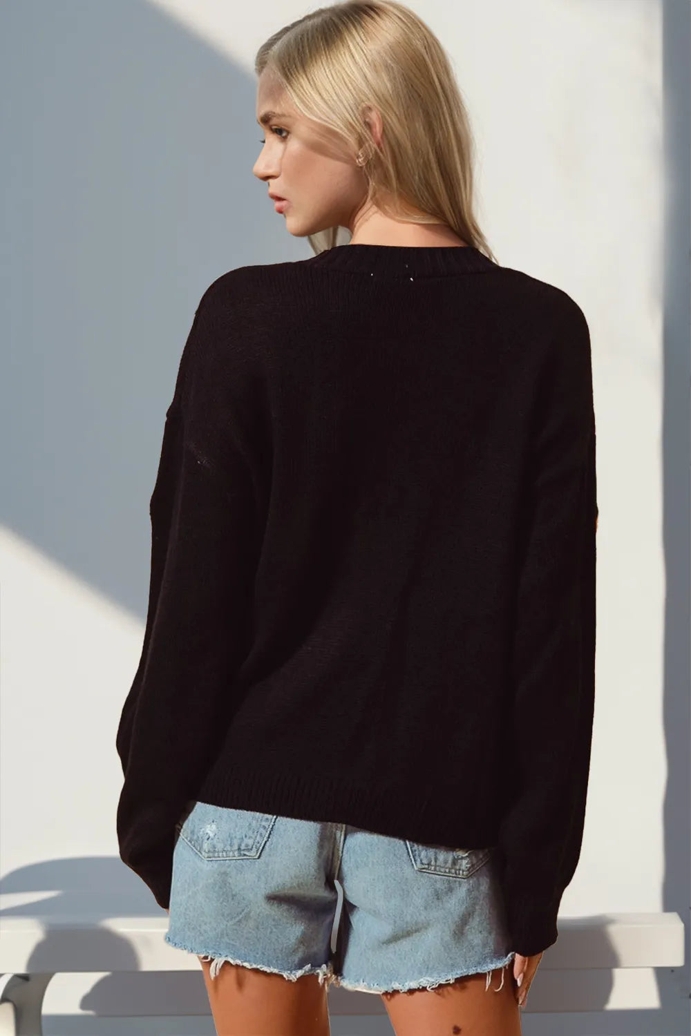 Double Take Full Size Pumpkin Button Up Long Sleeve Cardigan e824b901-c6bd-4308-b220-27319e711f02-Max