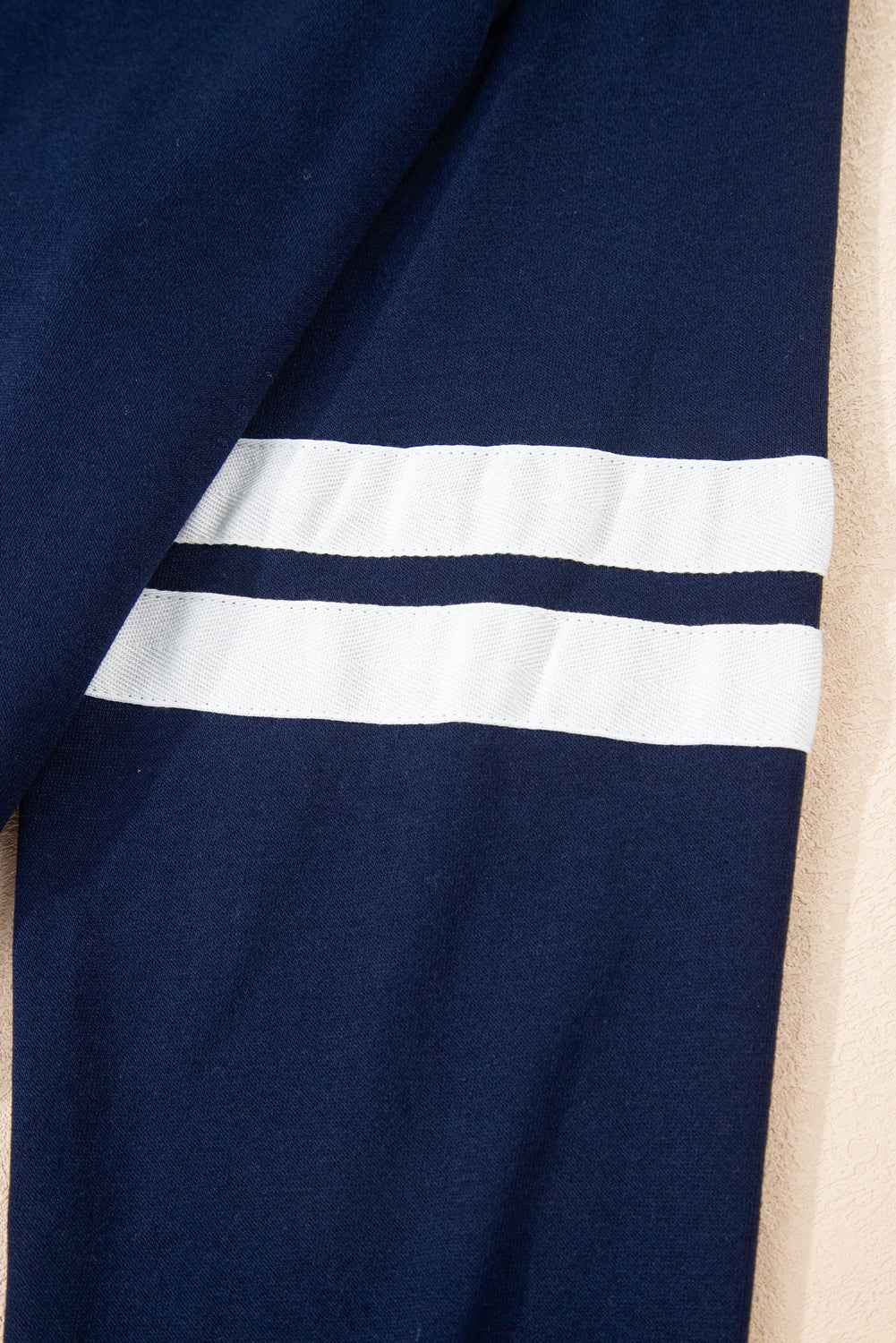 Evergreen Varsity Stripe Detail Drop Shoulder Pullover Mini Skort Set e9091b4091bf411f