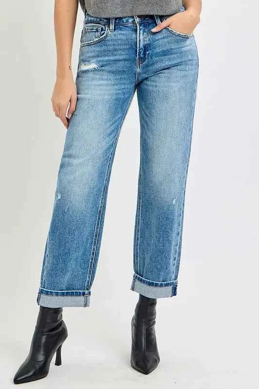 RISEN Full Size High Rise Ankle Boyfriend Distressed Jeans Plus Size MEDIUM e95b401fdc0f4e2d8a930982276d10a1-Max-Origin