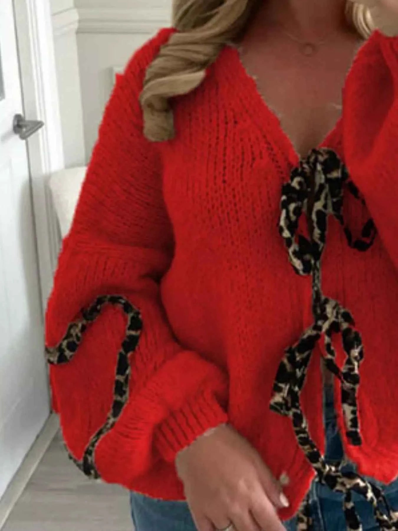 Tie Front Long Sleeve Sweater e99e6fc6-b59e-44b7-8ecd-454d981d76cf-Max-Origin