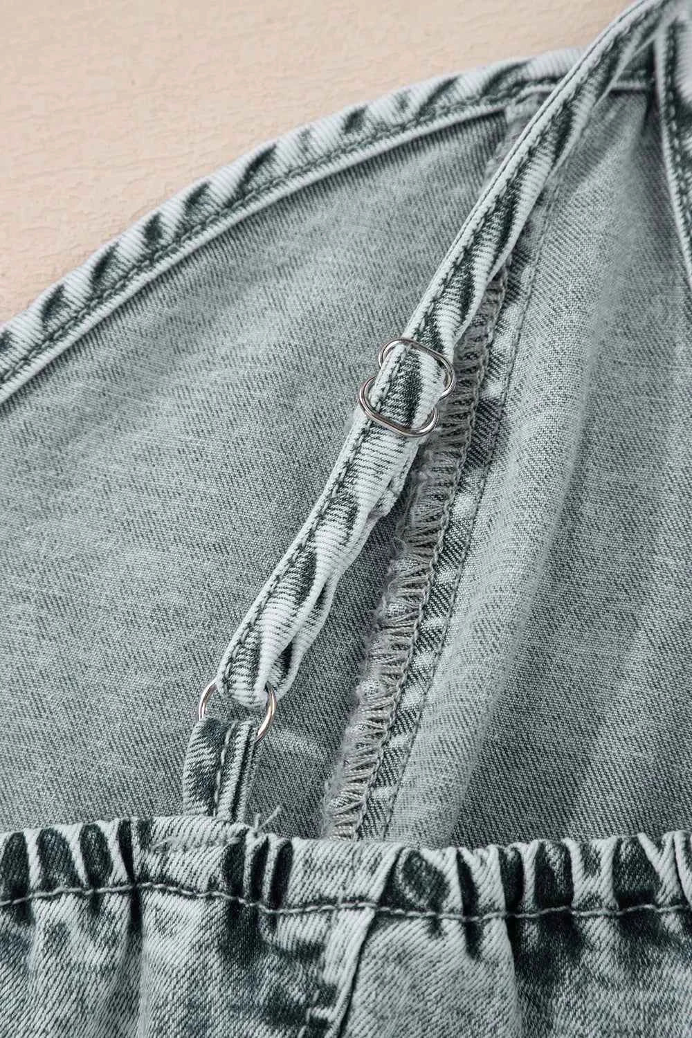 Back Zipped Mini Cami Denim Dress e9b23069-ef9e-4236-8518-e1d2442ce73a-Max