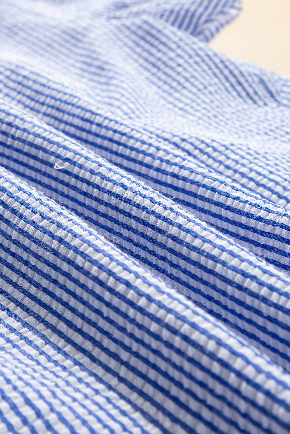 Sky Blue Striped Crochet Applique Boho Blouse ea158ddfb8c31857