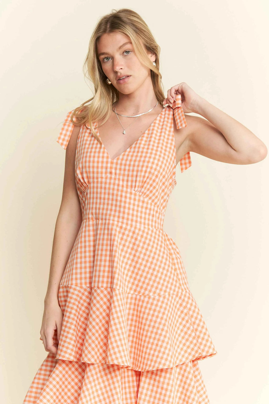 Jade By Jane Sleeveless Gingham Print Tiered Midi Dress eacf8639ca0f4d8da3c5f95c9599d17a-Max-Origin