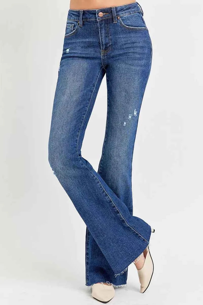 RISEN Full Size Distressed Mid Rise Flare Jeans Plus Size eafa6d62cb9543839dbaf477d9ed5244-Max-Origin