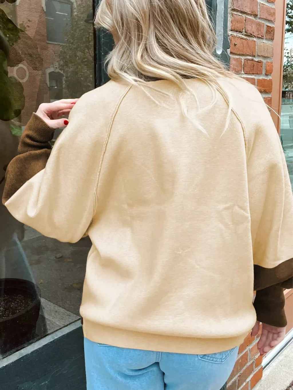 Color Block Mock Neck Long Sleeve Sweater eb13c245-5433-4c6c-a99b-809fe62fb362-Max-Origin