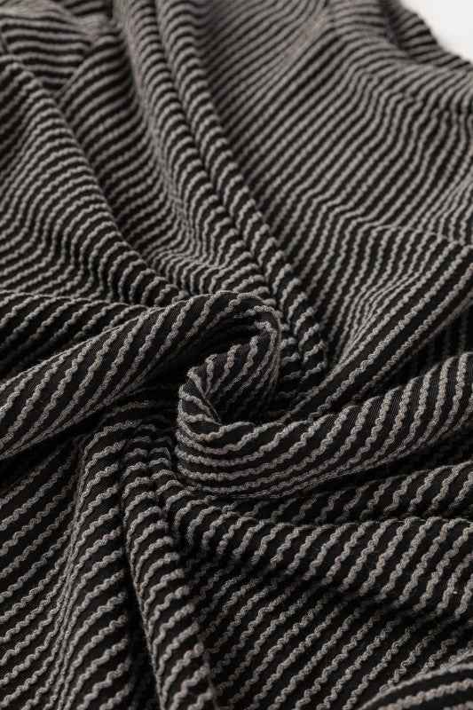 Corded Knit Long Sleeve Top and Shorts Set eb6217d8-ddc3-4981-a7e7-821a9a562c79