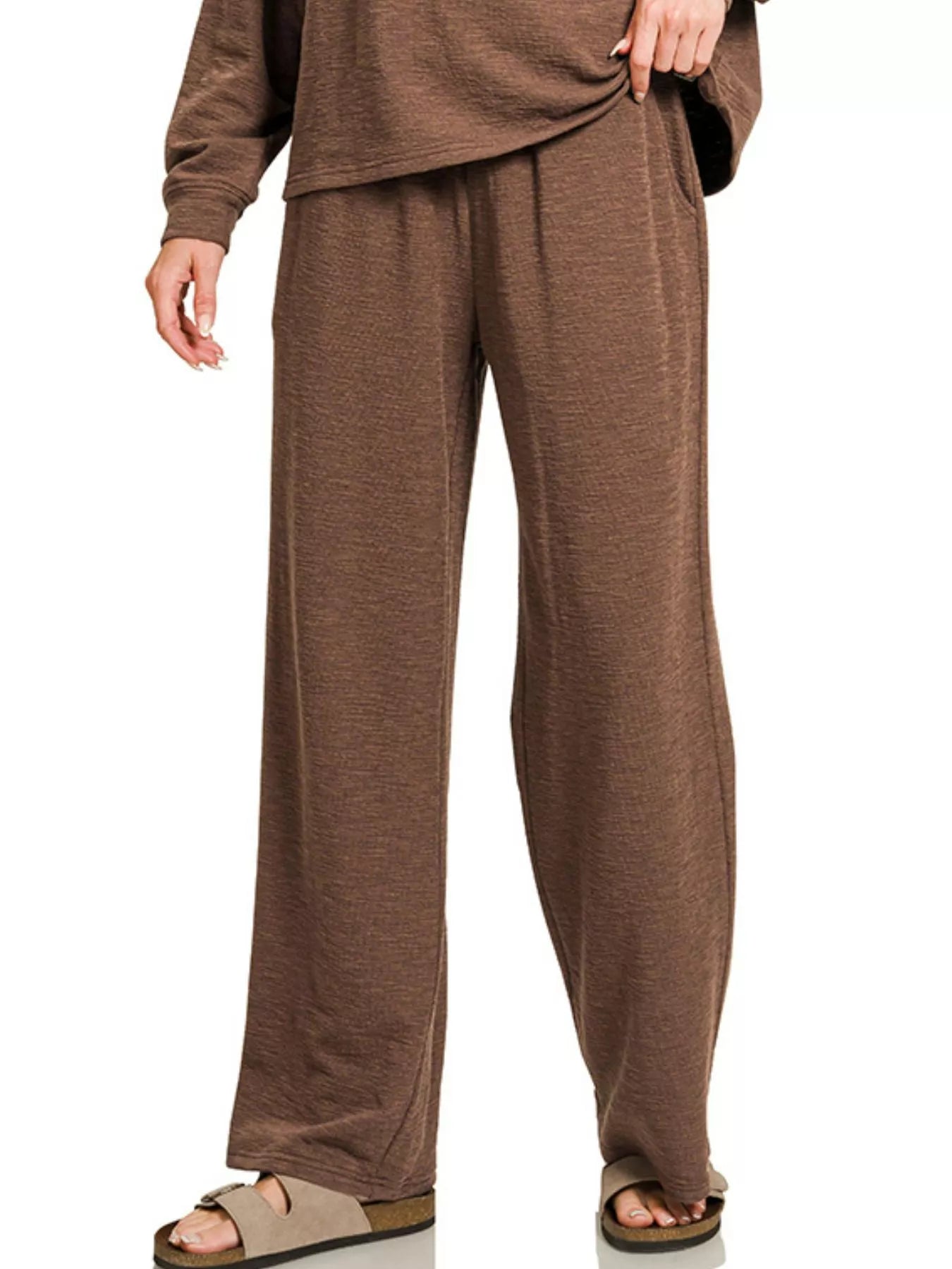 Zenana Slub Long Sleeve Top and Pants Lounge Set eb906eb5-7395-4542-8bea-8833113286bb-Max-Origin