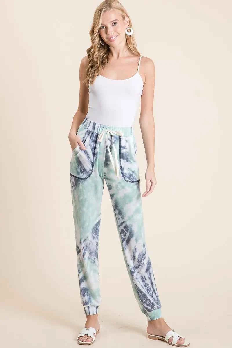 BiBi Tie Dye French Terry Casual Sweat Pants ec2867c6bc0c438f893232859d67a2ad-Max-Origin