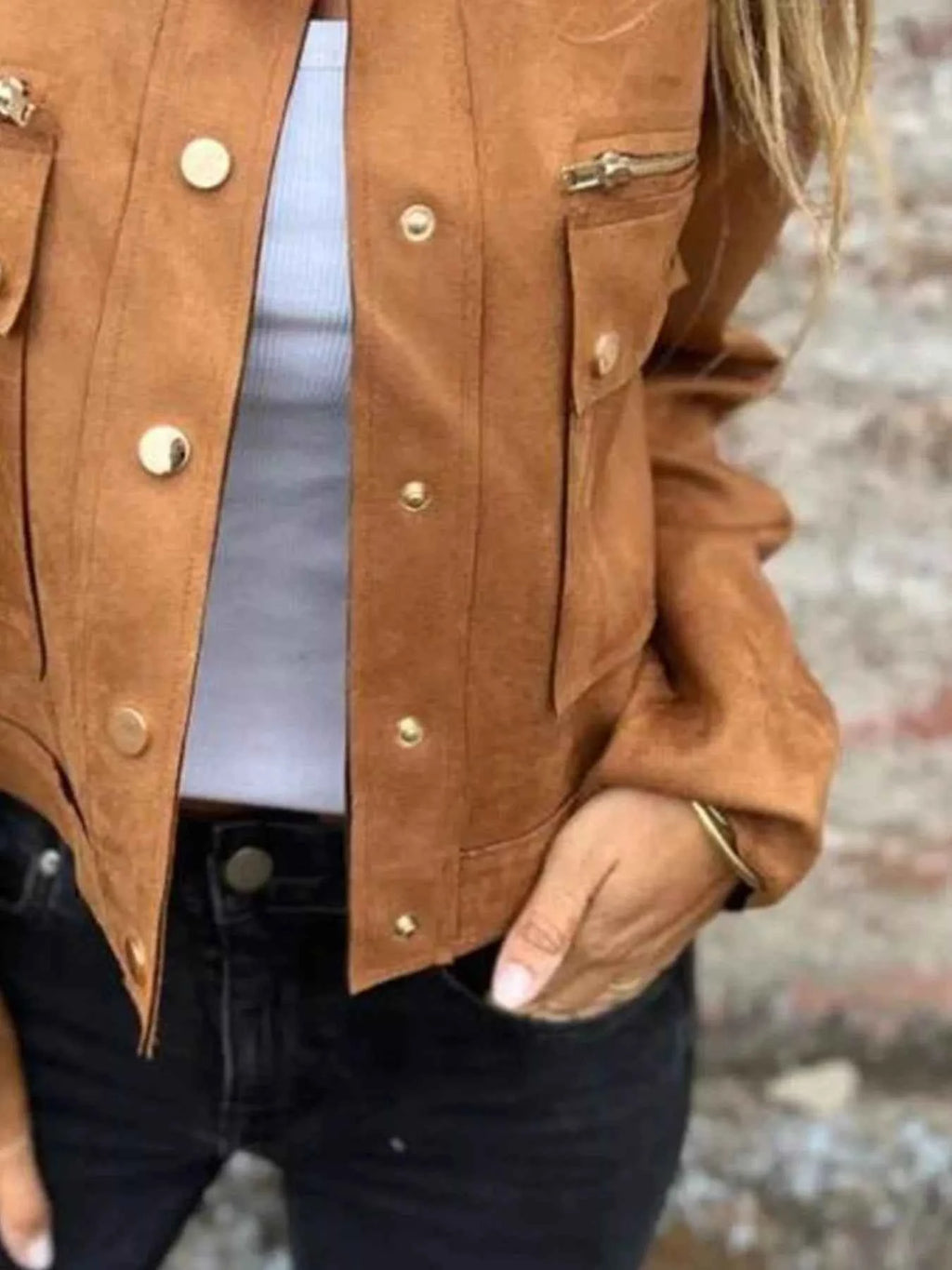 Full Size Snap Down Long Sleeve Jacket Plus Size ec64ff57-4022-4af8-a699-84a468e2f984-Max-Origin