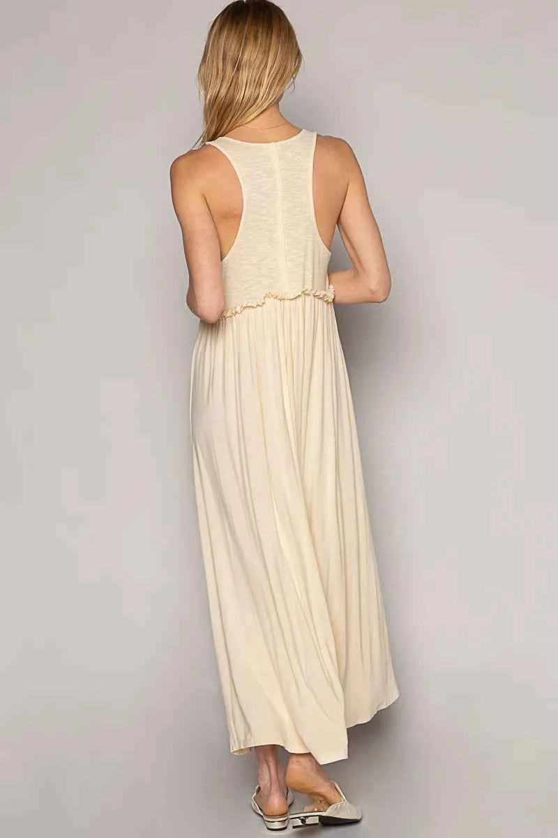 POL Frill Slit Square Neck Cami Dress ec86b81a-9b42-4ab1-a6bb-48fb3ae98ef9-Max-Origin