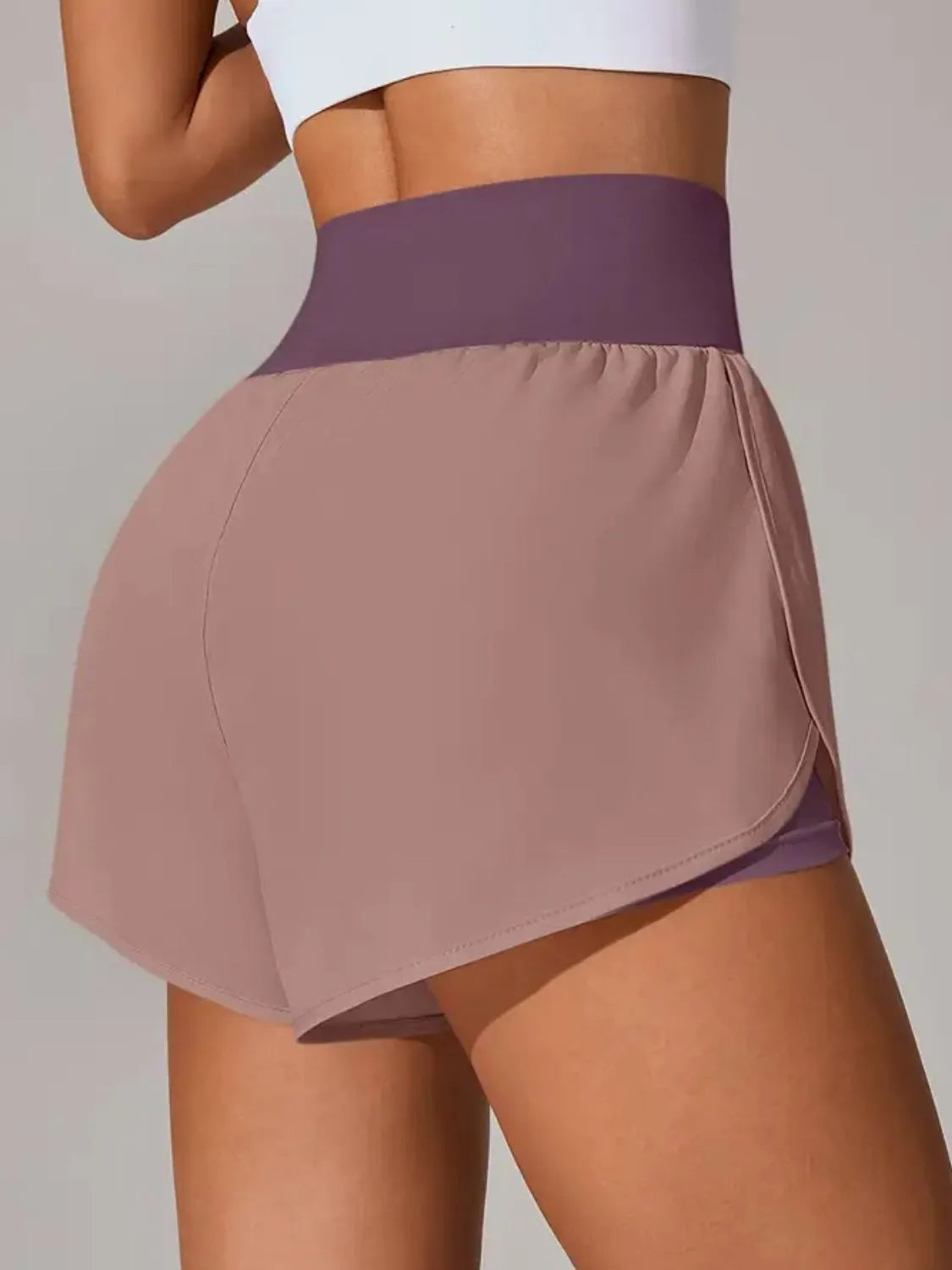 Pocketed High Waist Active Shorts ec91c3aa-2234-4a78-9696-c228928faa40-Max-Origin