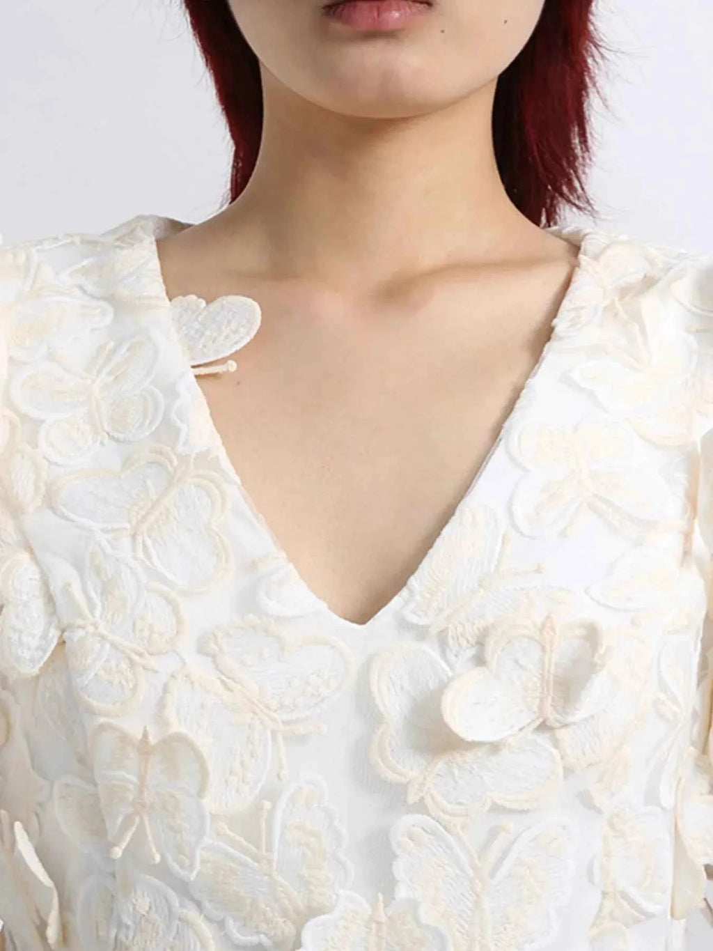 Butterfly V-Neck Puff Sleeve Mini Dress ecb1cb9a-cd3d-4b42-9d5b-13b3cecae45c-Max-Origin