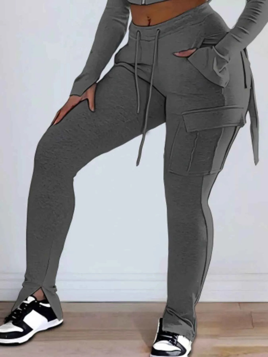 Full Size Zip Up Long Sleeve Hooded Top and Cargo Pants Set Plus Size ed07fb46-7f55-444f-95bf-b63e3aa0ed25-Max-Origin