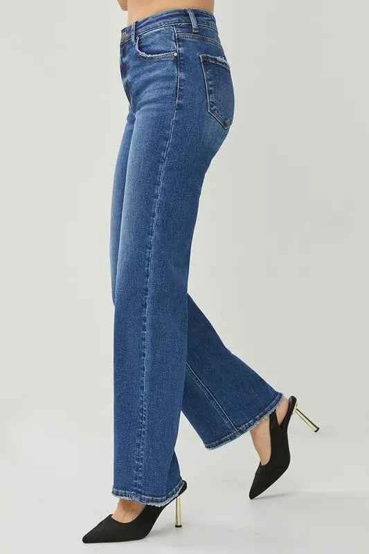 RISEN High Rise Straight Jeans eddd4b2d4ef046fe8b2fd3e14ce030db-Max-Origin