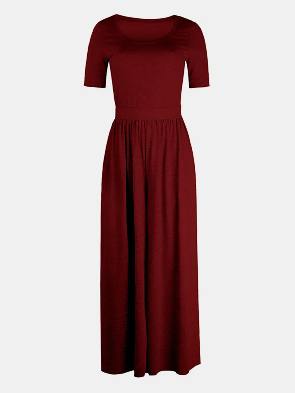 Scoop Neck Short Sleeve Jumpsuit edfae265-734b-4c1e-b0f3-6ae32aa95764-Max