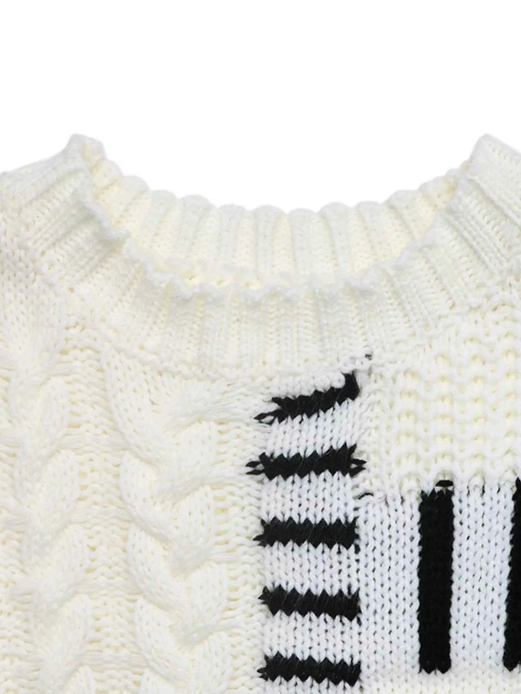 Cable Knit Round Neck Sweater edff2882067a44e79b17fbdc9dab0d17-Max-Origin