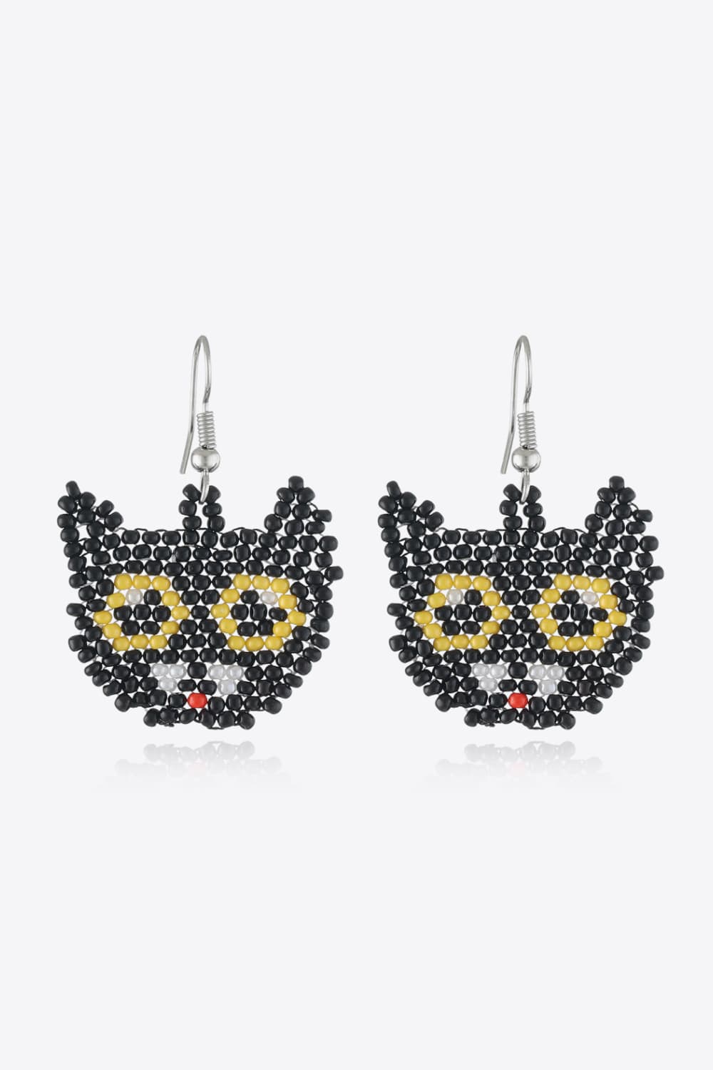 Halloween Theme Earrings Black Cat One Size ee5bd54968024df68ce6d526d18a2568-Max